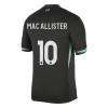 Maillot de Supporter Liverpool Mac Allister 10 Extérieur 2024-25 Pour Homme